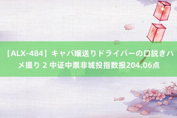 【ALX-484】キャバ嬢送りドライバーの口説きハメ撮り 2 中证中票非城投指数报204.06点