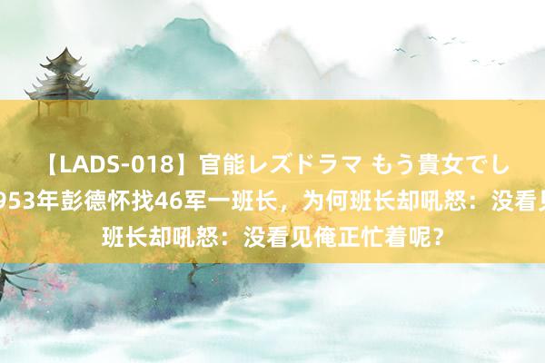 【LADS-018】官能レズドラマ もう貴女でしかイケない 1953年彭德怀找46军一班长，为何班长却吼怒：没看见俺正忙着呢？