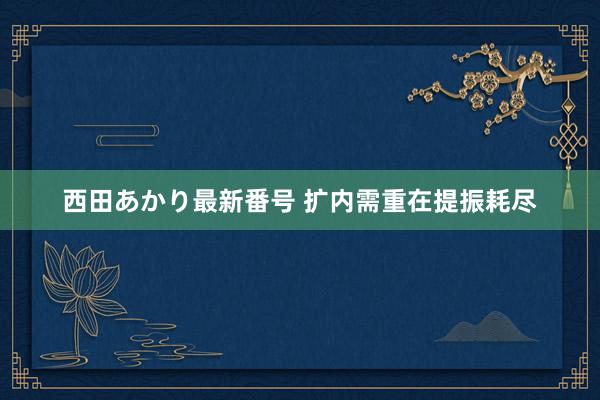 西田あかり最新番号 扩内需重在提振耗尽